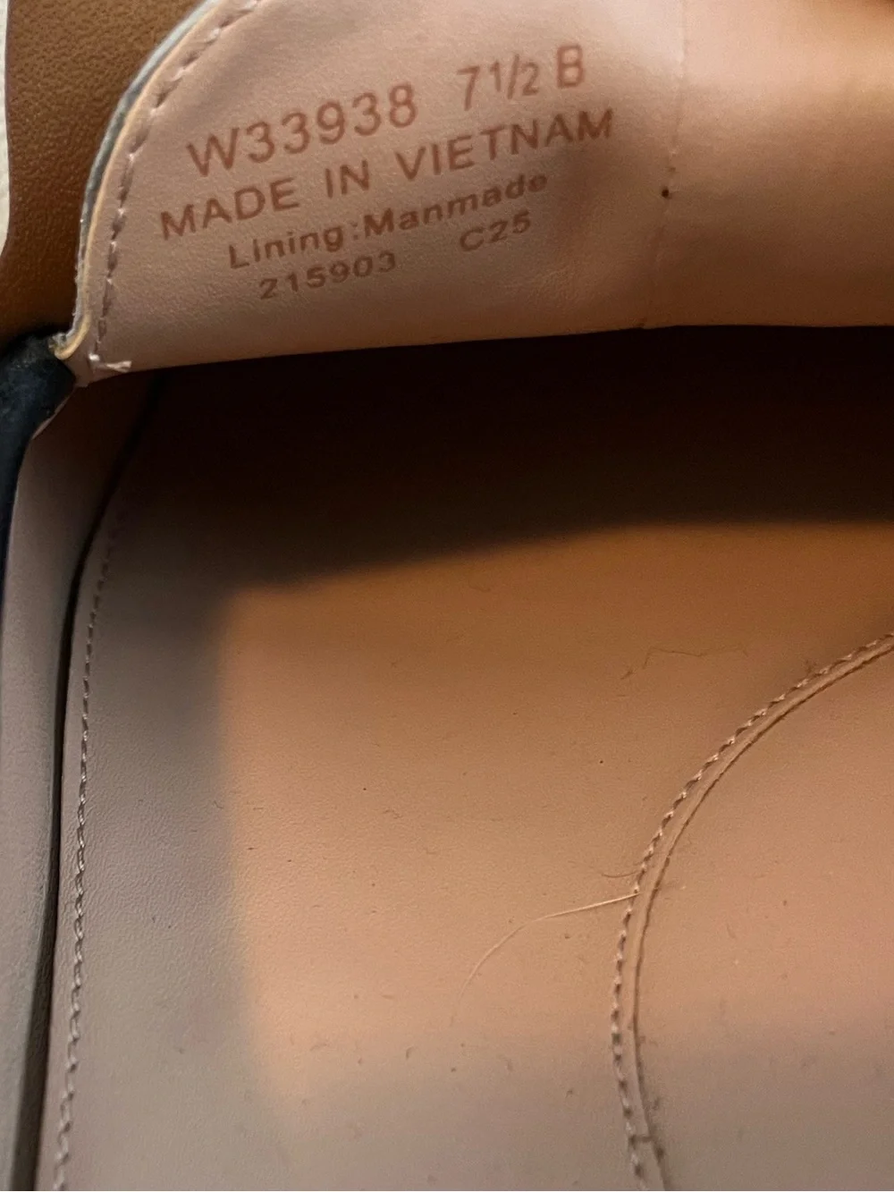 Cole haan NEW W/O box Gwendolyn suede leather colorblock penny loafers sz 7.5